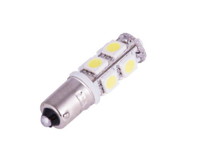 Светодиод T 8 12V WHITE  9SMD BA9S (Маяк) (12T8-W/9SMD)