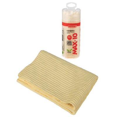 Салфетка в тубусе 320*430 мм замша, 3D текстура, MAX-10, S03901010 SKYWAY   (1/100)