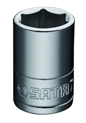 Головка торцевая 1/4" ( 6 гран) H24.5мм  13 мм  11313 SATA  (1/6)