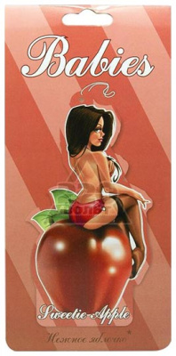 Ароматизатор подвесной пластина Babies Sweetie Apple Сладкое яблоко BBS-02  (уп. 5 шт.)