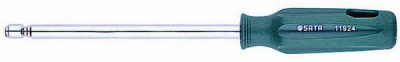 11924 SATA Магнит на телескопическом стержне с ручкой, L380мм  (1/6/36)
