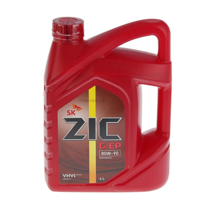Масло трансмиссионное ZIC G-EP 80w90 GL-4,  4L (уп.4 шт.)