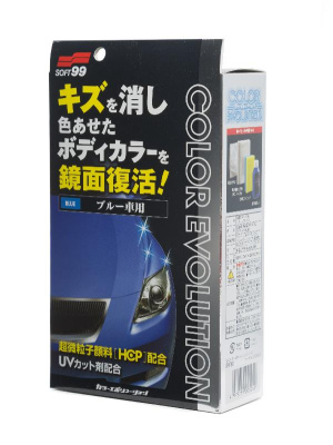 Полироль кузова цветовосстанавливающий Color Evolution Blue, Синий, 100 мл (00504) SOFT 99 (Япония)