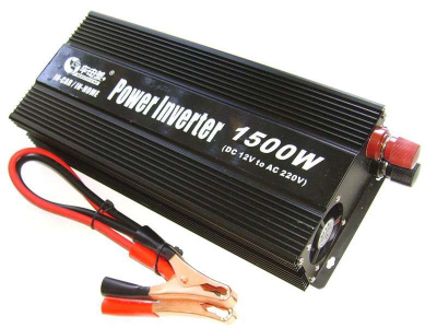 Инвертер (преобразователь напряжения) 12V в 220V (1500 Вт)