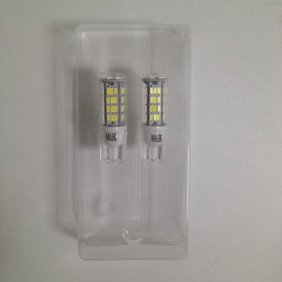 Светодиод T10 12V-30V WHITE 54SMD W2,1-9,5D (Маяк) (12-30Т10/B-02)(к-т 2шт.) ,к-т