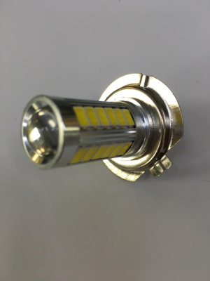 Светодиодная лампа H 7 12V/24V (30+1)SMD WHITE(Mаяк) (24H7/31SMD/ A-26)