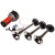 Сигнал воздушный 12V 3 рожка, L 140/160/220мм,110dB, компрессор, хром  SKYWAY S07601013 (1/10)