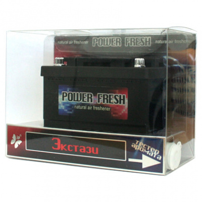 Ароматизатор на панель гелевый Аккумулятор Power FRESH Экстази, 70гр. POFR-160 (1/40)