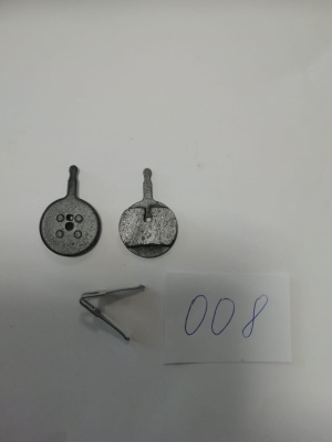 Колодки тормозные вело 008 (D-Brake P02) 2 шт, к-т