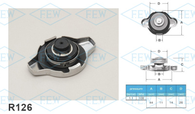 Крышка радиатора R126 (1.1 kg/cm2) FUTABA