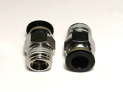 Фитинг переходной PC (прямой) d  8мм, наружняя резьба  М12*1,25  (уп.10шт)