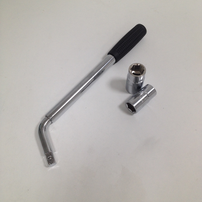 Ключ балонный Г-образный телескопический 21мм/23мм + головка 17мм/19 мм HM8101/ ST604