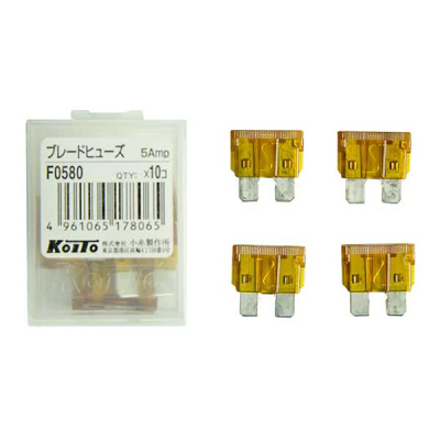 Предохранитель флажковый  5 А  KOITO (F0580 ),шт  (уп 10 шт)