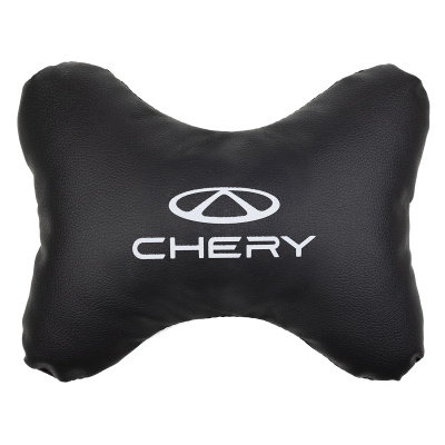 Подушка подголовник Косточка экокожа 30*20 см, Черная CHERY S08002029 SW