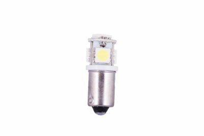 Светодиод T 8 12V WHITE  5SMD BA9S (Маяк) (12T8-W/5SMD)