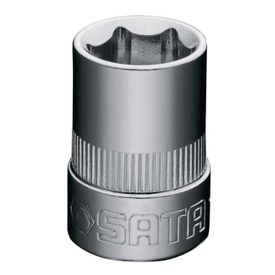 Головка торцевая 3/8" (6 гран) H25мм 16 мм  12311 SATA  (1/6)