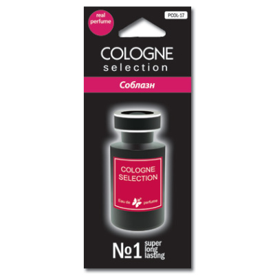 Ароматизатор подвесной пластина COLOGNE Selection Соблазн  PCOL- 17  (1/600)
