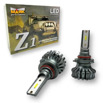 Лампа (LED аналог ксенона) HB4 9-30V 5000К 4000Lm P22d WHITE (2 шт.), к-т  Маяк (Z1/9-30/HB4)