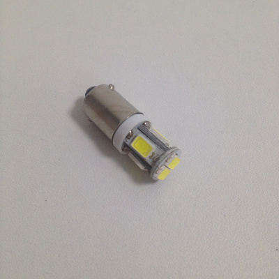 Светодиод T 8 24V WHITE  6SMD BA9S (Маяк) (уп 10 шт) (24T8-WHITE/6SMD)