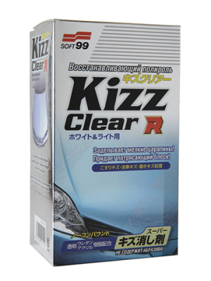 Полироль кузова восстанавливающий KIZZ CLEAR R для всех цветов,  270 мл SOFT 99 (Япония)