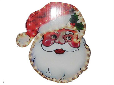 Светодиодный декор  Санта (голова), 45см (мульти) (Маяк) EA-1101-snowmanhead