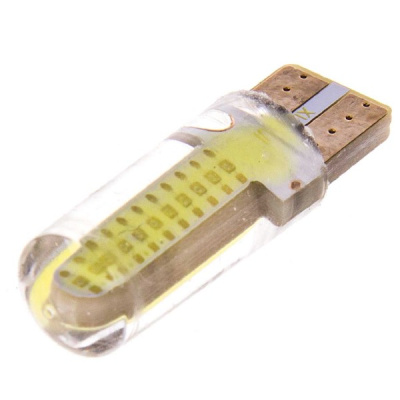 Светодиод T10 12V WHITE  1 COB диод  S08201074 SKYWAY, (к-т 2шт.)