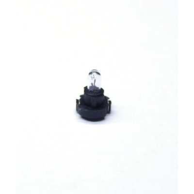Лампа б/ц 12V  2W  BAX8.7d / T4.7 с черным патроном 