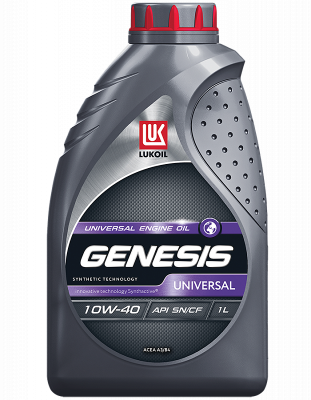 Масло моторное ЛУКОЙЛ GENESIS UNIVERSAL 10W40 SN/CF полусинтетика,  1л (уп.12шт)