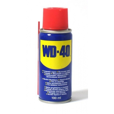 Смазка проникающая многоцелевая WD-40, 100 мл, спрей (уп 24 шт)