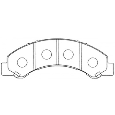 PF-4464  (A-617)  Колодки тормозные дисковые Т.Dyna (WU,XZU7##,BU4##,BZU4) RR  NISSHINBO