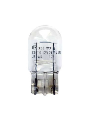 Лампа б/ц 12V 21W  W3*16d / T20  KOITO (уп 10 шт) (1881)