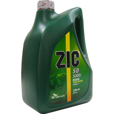 Масло моторное ZIC SD5000 15w40 CH-4, 6L  (уп.3 шт.)   (см.X3000)  old