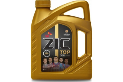 Масло моторное ZIC TOP 5w40 SP ACEA A3/B4, 4L   (премиум синт)
