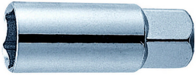 Головка свечная 3/8" ( 6 гран) 16мм, с резиновым держателем  12915 SATA  