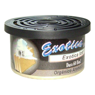 Ароматизатор на панель волокно банка метал EXOTICA Экзотический лед/ExoticaICE, 42 гр ESC24--ICE