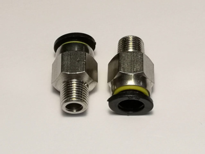 Фитинг переходной PC (прямой) d  8мм, наружняя резьба  М10*1  (уп.10шт)
