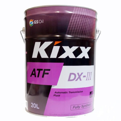 Масло трансмиссионное AКПП ATF DX-3,20L  GS Oil Kixx  синтетика