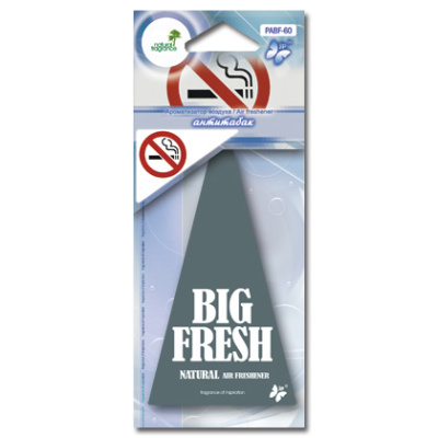 Ароматизатор подвесной пластина BiG FRESH Антитабак PABF- 60  