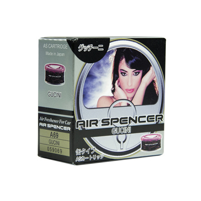 Ароматизатор на панель керамика банка металл AIR SPENSER (A-69) GUCINI / Гуччи/цветочно-цитрусовый