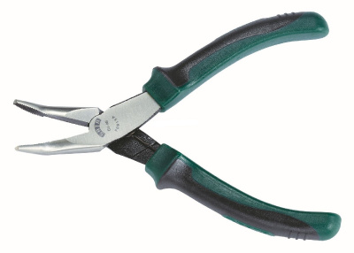 Круглогубцы  L125 мм (5.5") мини изогнутые усиленные 70613A SATA 