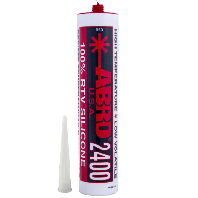 Герметик прокладка силиконовый Красный,310 ml (туба под пистолет) SS-2400-RED-AM-RE ABROMasters 
