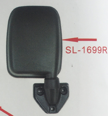 Зеркало заднего вида  SL-1699R   (130*170 мм SR600) c крепежом T.Dyna /Toyoace