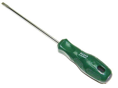 Отвертка Серия A шлицевая (-) SL 6* 38 мм, длина 98 мм (укороченная) 62211 SATA 