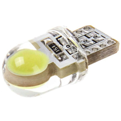 Светодиод T10 12V WHITE  2 COB диод  S08201101 SKYWAY, (к-т 2шт.)