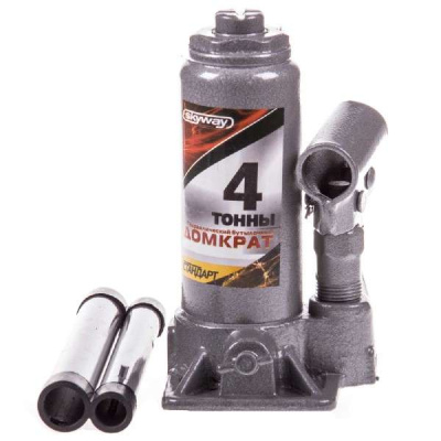 Домкрат бутылочный гидравлический  4т, высота 158-308 мм,STANDART SKYWAY S01804022  (1/10)