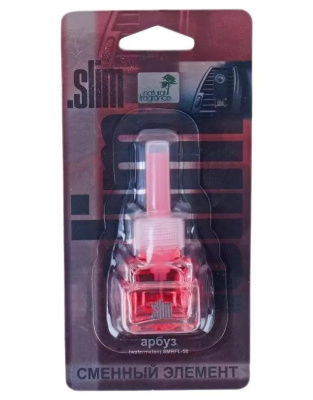 Ароматизатор на дефлектор жидкий SLIM (Сменный блок) Арбуз (8 мл.) SMRFL- 58