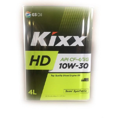 Масло моторное GS Oil Kixx HD 10w30 CF-4, 4L (1/4) Метал уп (Dynamic CF-4/SG) SemiSynt
