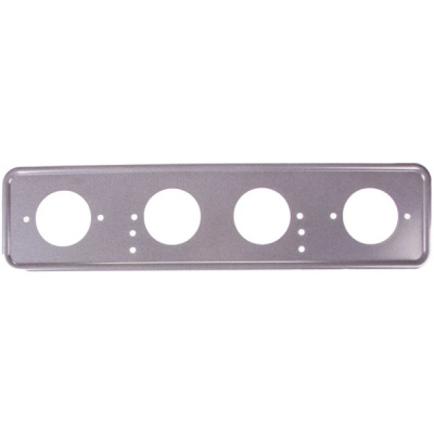 Рамка номера металлическая серебро S04101008 SKYWAY (уп.20 шт.) 