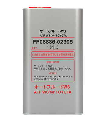 TOYOTA  ATF WS, 4L  метал уп 08886-02305 (1/4)