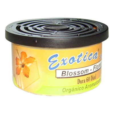 Ароматизатор на панель волокно банка метал EXOTICA Цветущий сад/ Blossom, 42 гр ESC24--BLO (1/24)